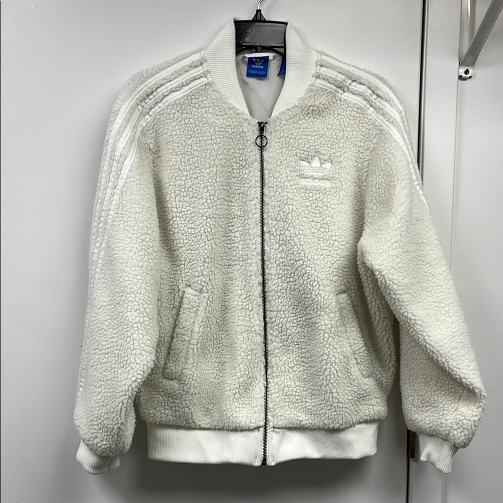 Cozy textured fleece jacket
